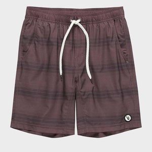 Vuori Kore Shorts Fig Black Stripe Medium
